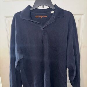 5.11 Tactical Men's Dark Blue Polo
